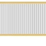 Generico Cam Bölme Duvarları (Oda Bölücüleri) - Altın Demir Bölücüler 40 x 70 cm Yemek Odaları, Ofis ve Restoranlar için Cam Bölme Duvarları Şık Saat Gizlilik Panelleri
