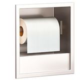 Generico Duş rafı gömme paslanmaz çelik, suya dayanıklı, banyo için, duvara monte edilebilir, çöp kutusu, duş niş ve saklama dolabı, paslanmaz çelik, taşımak