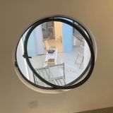Generico Havalandırma Penceresi Dönebilir, Dairesel Kulübe Penceresi - Gömme Montaj, Bodrumlar ve Kulübeler için 360° Yedek Temperli Cam, Çap 85 cm (33,4 inç),