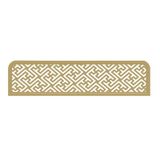 Generico Masa Bölme Paneli, Altın Kaplama Paslanmaz Çelik Bölme Paneli 100 x 30 cm - Yemek Odaları, Masalar, Restoran Mobilyaları için Şık Bölücü, Otel ve Barlar için Mükemmel