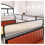 Generico Oda bölücüsü, ofis bölmeleri, temperli cam paneller, masa bölücüler, bölme panelleri, 5 adet tezgah ayırıcı, restoran bölücüler,