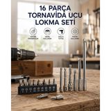 Generics 16 Parça Bits Adaptör Ve Tornavida Ucu Seti - KTFIAB9053-4228