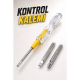 Generics Test Cihazı Kontrol Kalemi Çift Başlıklı Şeffaf Elektrik Testi - KTFIAB9309-2575