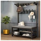 Generisch Bahçe Bankı, Açık Havada Dinlenme Alanı, Apartman Balkon Bankı, Dış Banklar, Hava Koşullarına Dayanıklı Metal Bitki Bankı, Dış Koltuk, Giriş Alanı için Çok Yönlü Gardırop, 2 Katlı Ayakkabı