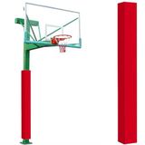 Generisch Garaj, kiler ve basketbol potası için köpük direk koruyucu dolgu. Dış mekanda basketbol direkleri için hava koşullarına dayanıklı dolgu (kırmızı, yükseklik 140 cm).