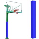 Generisch Garaj, kiler ve basketbol potası için köpük direk koruyucu dolgu. Dış mekanda basketbol direkleri için hava koşullarına dayanıklı dolgu (mavi, yükseklik 140 cm).
