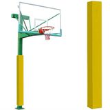 Generisch Garaj, kiler ve basketbol potası için köpük direk koruyucu dolgu. Dış mekanda basketbol direkleri için hava koşullarına dayanıklı dolgu (sarı, yükseklik 150 cm).