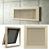 Generisch Havalandırma ızgarası, kişiye özel uyarlanabilir 18 x 24 inç alüminyum havalandırma ızgarası, ayarlanabilir lamel kapak, HVAC sistemleri için ısıya dayanıklı boya, ev işleri malzemeleri (bej