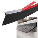 Generisch Otomobil kapıları için kendinden yapışkanlı lastik conta, su geçirmez pencere contası, yağmur koruması, damlama kapağı, kutu penceresi için çatı oluğu koruması (5,5 cm x 5 m)