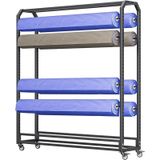 Generisch Sağlam, ayarlanabilir rulo raf, kumaş folyolar için, pencere folyoları, araç folyoları, duvar kağıtları ve T-8 çıtalar için ideal, 145 cm genişliğinde, ticari saklama sistemi