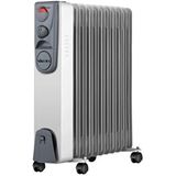 Genetic 2000W 9 Dilim Fanlı Yağlı Radyatör Elektrikli Isıtıcı Petek Yüksek Performanslı Tasarım - 2500 W