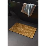 GENGSİ Meturas 50 x 80 cm Büyük Bambu Banyo Matı Kaymaz Doğal Ahşap Paspas Mat