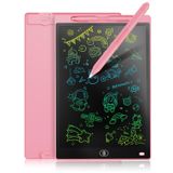 Genialba LCD Yazı Tahtası, 20 cm (8,5 inç), Renkli Yazı Tableti, Çocuk Hediyesi, Elektronik Grafik Tableti, 2-7 Yaş Kız Çocukları İçin (Pembe)