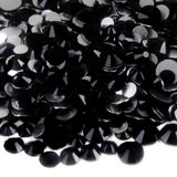 Genie Crystal ss16, ss20, ss30 Karışık Boyut Siyah Düz Sırtlı Yapay Elmaslar 80 Gram, 4-6 mm Jet Cam Suni Elmas, Bardak, Ayakkabı, Makyaj, Tırnak Sanatı, Dans Kostümleri, Elbise, Kendin Yap Bling El