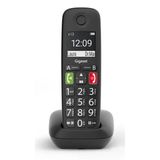 Geniş Ekran Siyah Telsiz Dect Telefon E290
