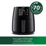 Geniş Hazneli Yeni Nesil Yağsız Hava Fritözü, Sağlıklı ve Pratik Pişirme Keyfi - 1BW-Beyaz