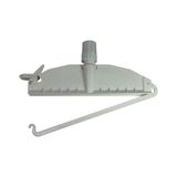 Geniş Islak Mop Püskül Paspas Başlığı Tutucu Aparatı - Mandallı - 25 CM Moplar İçin