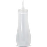Genis Kapakli Ketçap ve Mayonez Sisesi, 360 ml Kapasite, Seffaf