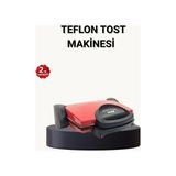 Geniş Kapasiteli Tost Makinesi, Çıkarılabilir Plakalar, Üç Kademeli Isı Kontrolü
