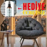 Geniş Oturma Alanlı Berjer Tekli Koltuk – Saç Maskesi Yağı 30 ml Hediye - Füme