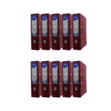 Geniş Plastik Klasör (56411-080) Kırmızı 10 Lu Paket 8415641110230