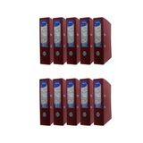 Geniş Plastik Klasör (56411-080) Kırmızı 10 Lu Paket