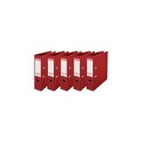 Geniş Plastik Klasör (9940) Kırmızı 5 Li Paket 8410944010225