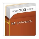 Genişleyen Dosya Cepleri, Mektup Boyutu, Redrope, 3,5" Genişletme, Dupont™ Tyvek® Malzemesi ile Güçlendirilmiş, Redrope, Kutu Başına 25 (1524E-OX) - Standart