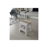 Genişlik 28x30 Uzunluğu 44 cm Beyaz kahve Dayanıklı Plastik Tabure Büyük Boy Modern Kaymaz Tabure