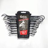Genius 8 Parça Kombine Düz Yıldız Anahtar Takımı 8x19 Mm