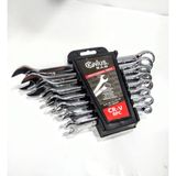 Genius Öztürk Genius 8 Parça Kombine Düz Yıldız Anahtar Takımı 8X19 mm