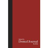 Genius Pro Bullet Dotted Journal - Red: 6 x 9 in, 7mm dot grid spacing