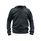 Genius Store 507539745 Kapşonlu Kombat Tactical 3 Cep Erkek Polar Füme