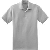Genius Store erkek Çekmeyen Pamuklu Kumaş Regular Fit Standart Kesim Kıvrılmaz Polo Yaka Tişört Poloyaka-Tshırt - Bulunmuyor - Gri