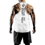 Genius Store Erkek Dry Fit Y-Back Gym Fitness Sporcu Atleti Genıus-Fıt Beyaz L