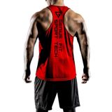 Genius Store Erkek Dry Fit Y-Back Gym Fitness Sporcu Atleti Genıus-Fıt Kırmızı 2Xl