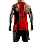 Genius Store Erkek Dry Fit Y-back Gym Fitness Sporcu Atleti Genıus - Fıt kirmizi