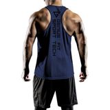 Genius Store Erkek Dry Fit Y-Back Gym Fitness Sporcu Atleti Genıus-Fıt Lacivert S