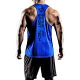 Genius Store Erkek Dry Fit Y-Back Gym Fitness Sporcu Atleti Genıus-Fıt Saks Mavi M