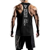 Genius Store Erkek Dry Fit Y-Back Gym Fitness Sporcu Atleti Genıus-Fıt Siyah S