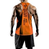 Genius Store Erkek Dry Fit Y-Back Gym Fitness Sporcu Atleti Genıus-Fıt Turuncu Xl