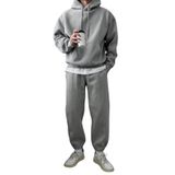 Genius Store Erkek Eşofman Takımı Şardonlu 3 Iplik Içi Polarlı Günlük eşofman takımı 3iplik-Takım - XL - Gri