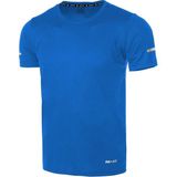 Genius Store Erkek Nem Emici Hızlı Kuruma Atletik Teknik Performans Spor T-Shirt Drıfıt-Kısakol - 2XL - Saks Mavi