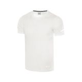 Genius Store Erkek Nem Emici Hızlı Kuruma Atletik Teknik Performans Spor T-shirt Drıfıt-kısakol beyaz