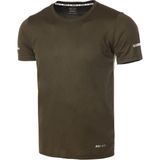 Genius Store Erkek Nem Emici Hızlı Kuruma Atletik Teknik Performans Spor T-shirt Drıfıt-kısakol haki
