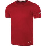 Genius Store Erkek Nem Emici Hızlı Kuruma Atletik Teknik Performans Spor T-Shirt Drıfıt-Kısakol Kırmızı 2Xl