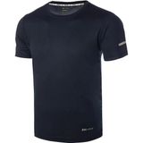 Genius Store Erkek Nem Emici Hızlı Kuruma Atletik Teknik Performans Spor T-shirt Drıfıt-kısakol lacivert