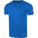 Genius Store Erkek Nem Emici Hızlı Kuruma Atletik Teknik Performans Spor T-shirt Drıfıt-kısakol saks-mavi