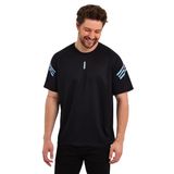 GENIUS STORE Erkek Nem Emici Hızlı Kuruma Atletik Teknik Performans Spor T-shirt (SİYAH, M)