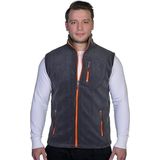 Genius Store Erkek Outdoor Spor Yelek 3 Cepli Polar Yelek (FÜME, M)